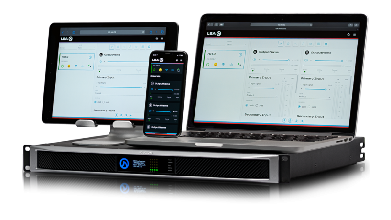 LEA amplifier feature Cloud connectivity