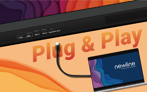 Newline Q Pro plug and play